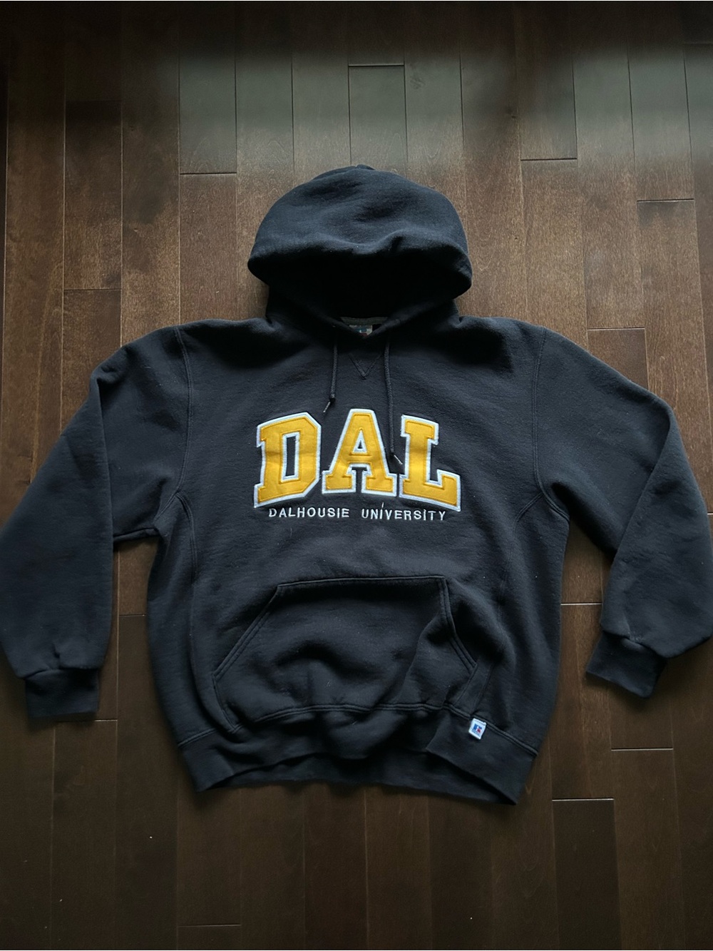 Russell Athletic Dalhousie University DAL Black & Gold Hooded Sweatshirt
